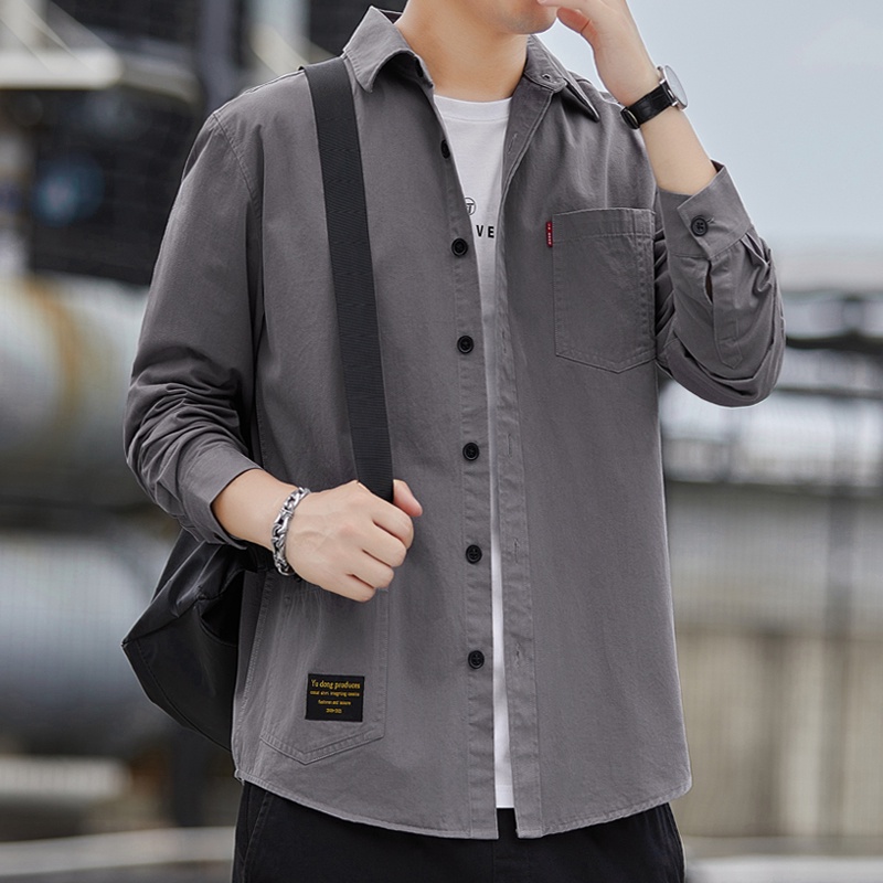 Korean style long sleeve shirt outlet