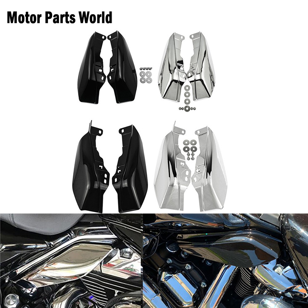 Blue Steel Mid-Frame Air Deflectors For 2009+ Harley Street FLHX