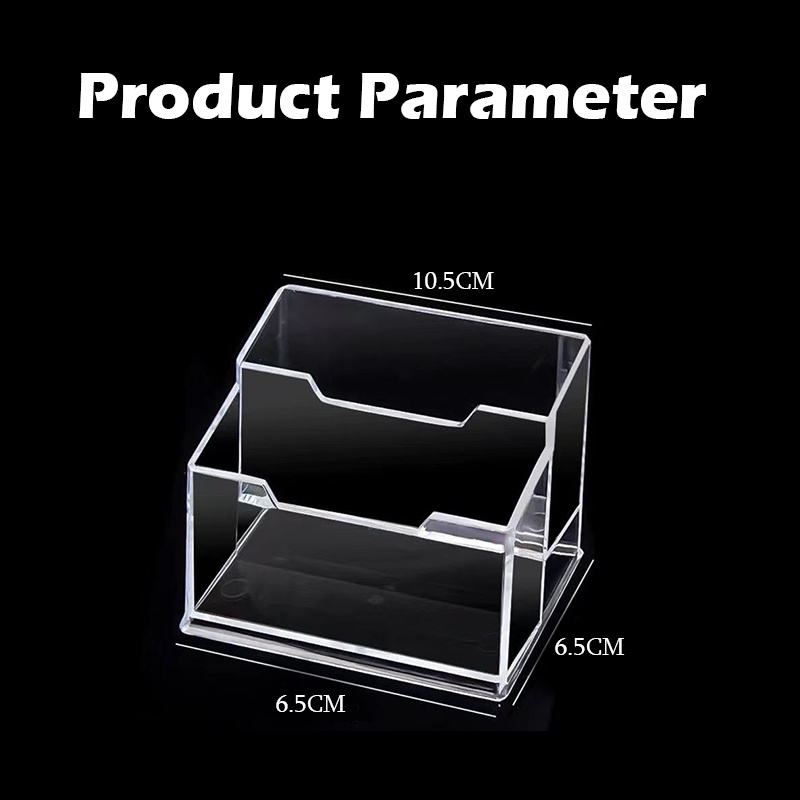 Clear acrylic Plastic Desktop Business Card Holders Display Stands ...