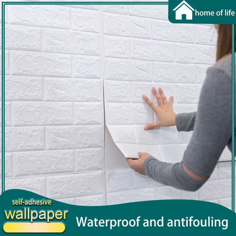 3d wallpaper foam wallpaper brick sticker wall decoration wallpaper
