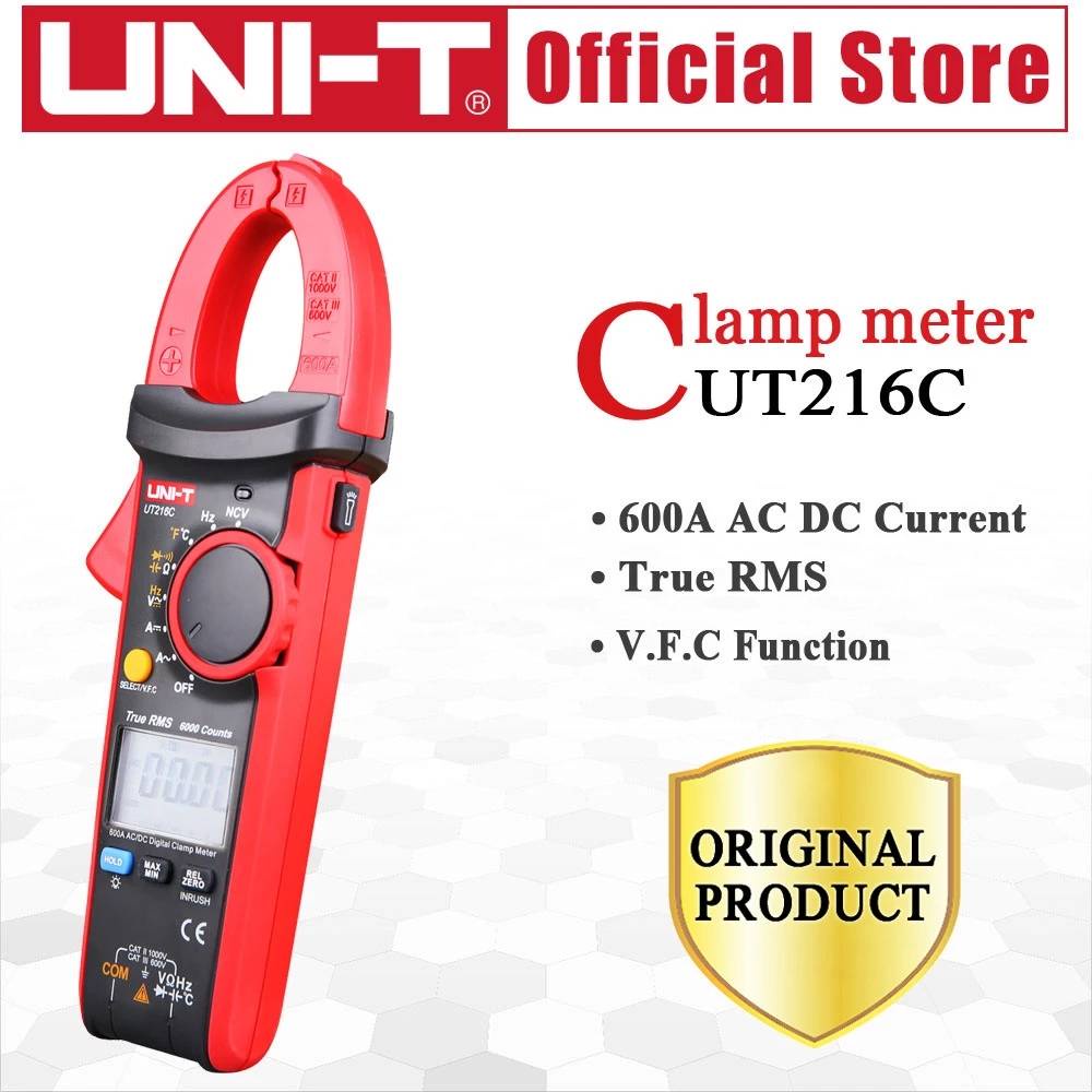 (10.10 BIG SALE) UNIT UT216A UT216B UT216C UT216D Digital Clamp Meter