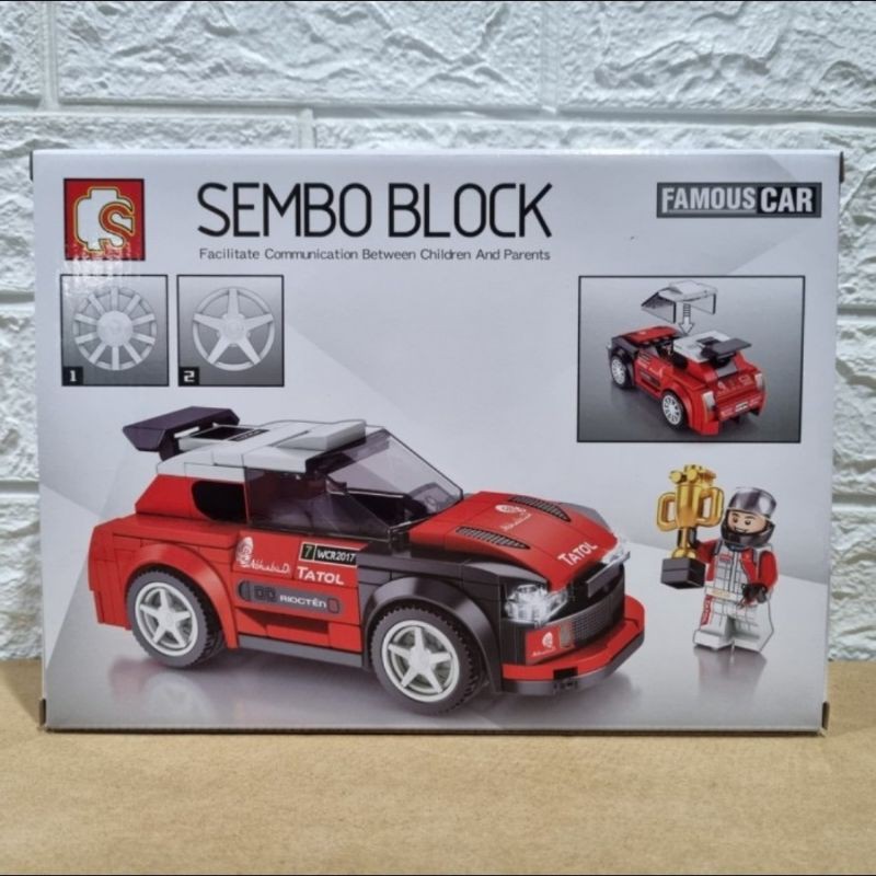 Lego Block Racing Car Nascar Rally Famous Car | Shopee Philippines