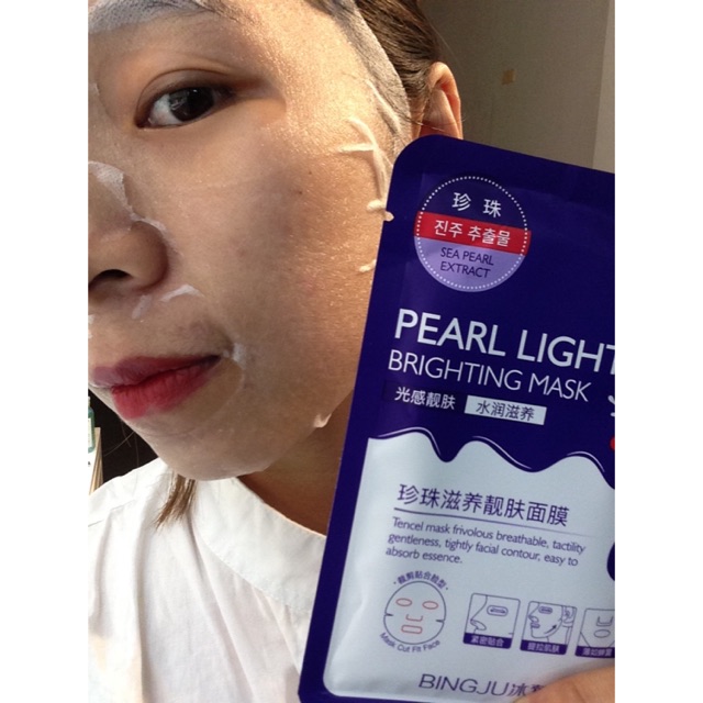 Bing Ju Pearl whitening mask | Shopee Philippines