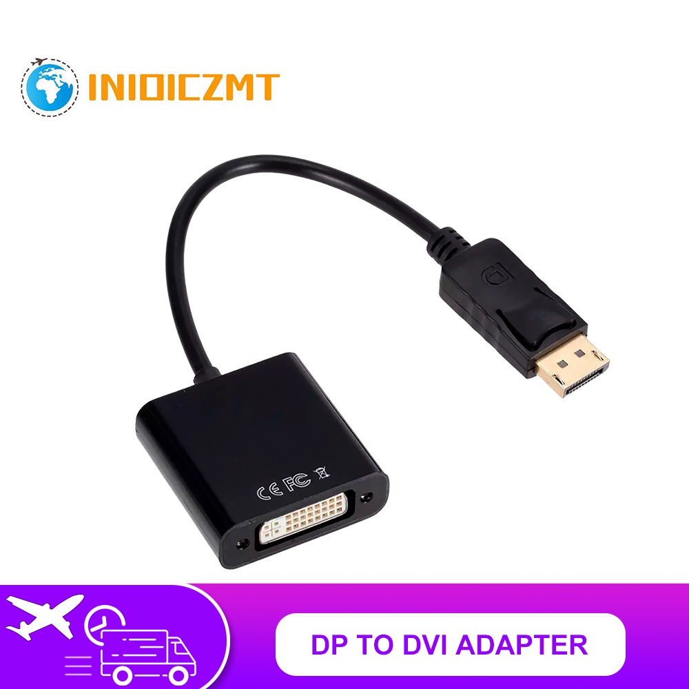 DP to DVI Converter DisplayPort Male to DVI Female Professional Display ...
