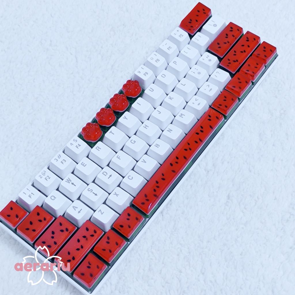 WATERMELON - Fruit Artisan Keycaps for Mechanical Keyboard - MX ...