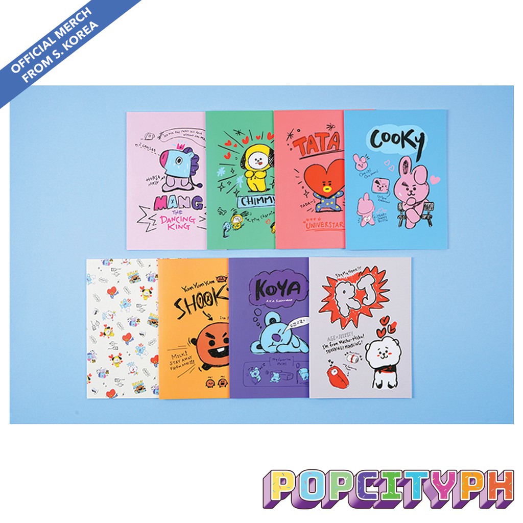 BT21 LINE STRINGED NOTEBOOK | SOLD AS SET OF 3 | Shopee Philippines
