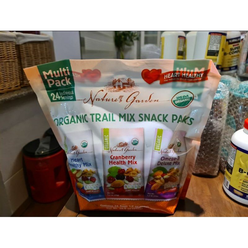 Nature's Garden Organic Trail Mix Snack Pack Shopee Philippines