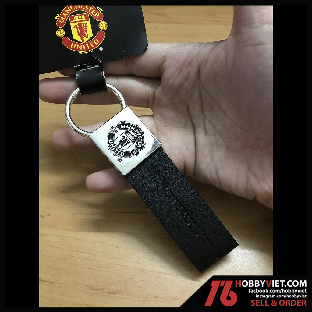 Manchester keychain (leather type) portable directly from UK | Shopee ...