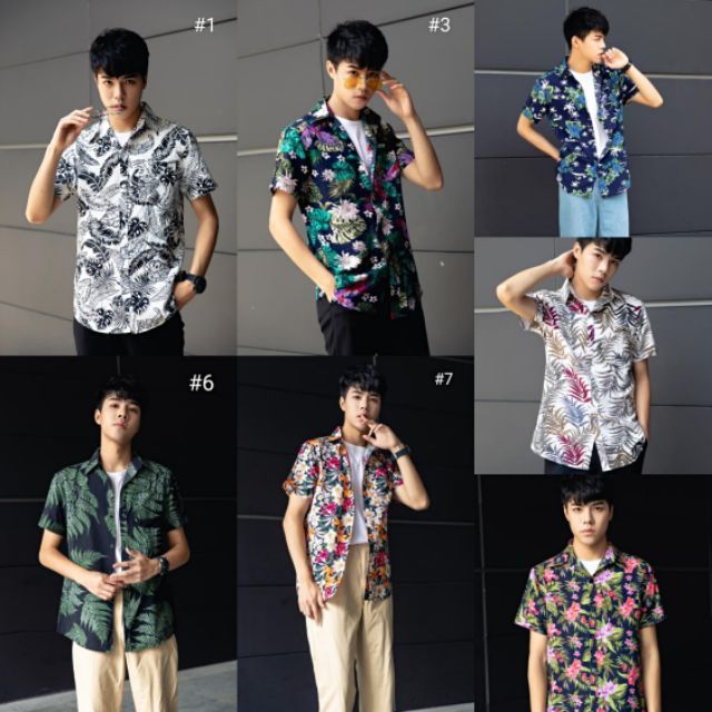 Korean Quality Floral Polo for Men