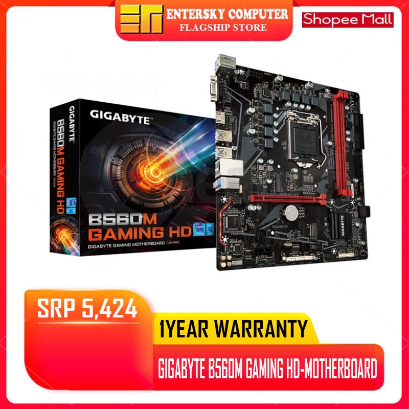 Gigabyte B560M Gaming HD Socket 1200 DDR4 Motherboard (GAB560MGAMING