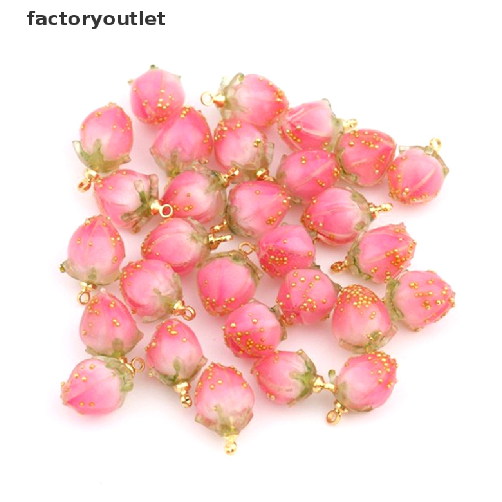 10Pcs 3D Strawberry Bling White and Red Color Charms Fruit Charms For  Jewelry Making Earrings Pendant DIY Jewelry Accessories