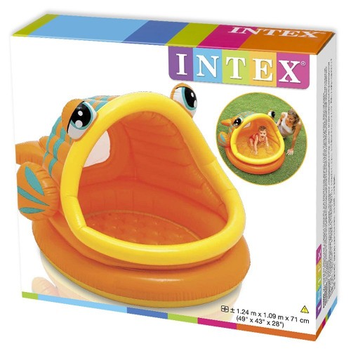 Intex Lazy Fish Shade Baby Pool 57109 | Shopee Philippines