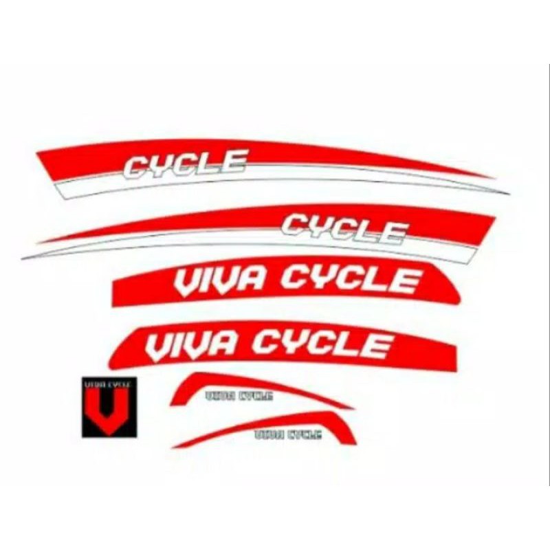 VIVA Cycle Bicycle Cutting Sticker | Shopee Philippines