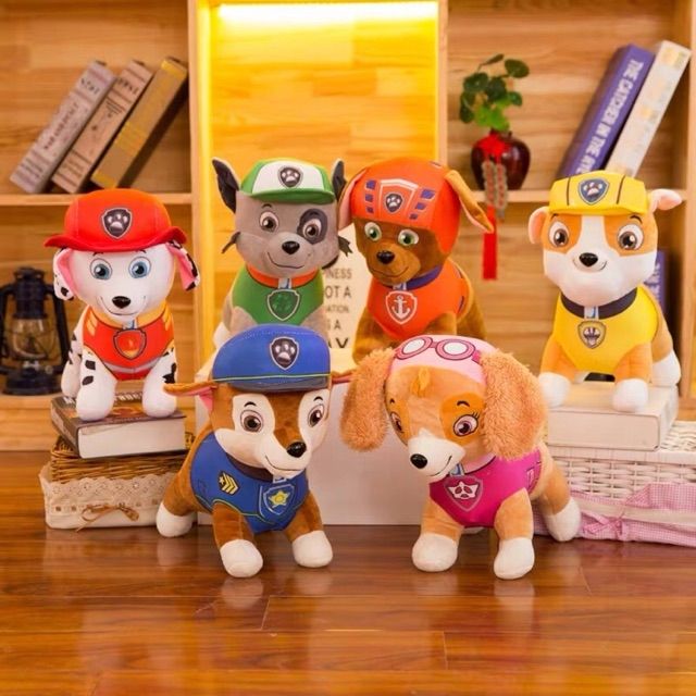 Lucky 7inch pawpatrol stuff toy paw patrol plushies