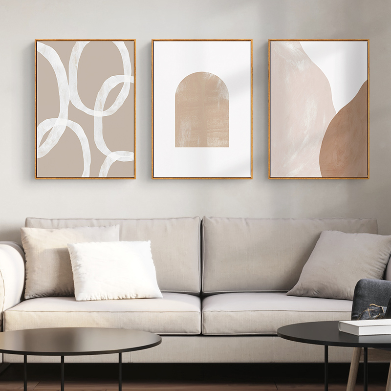 Abstract geometry, Abstract color blocks, Hanging paintings, Murals ...