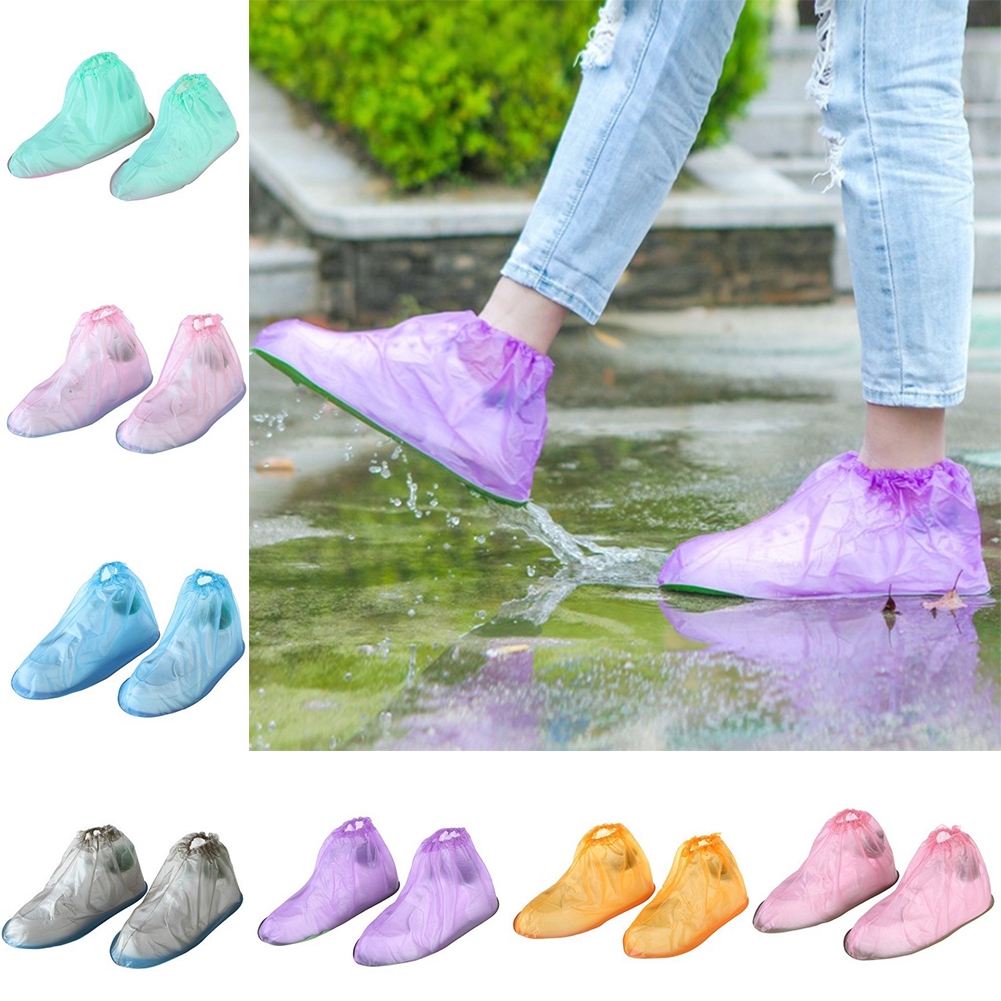 1Pair Reusable Rain Shoe Cover Waterproof Protector Shoes Boot Rain