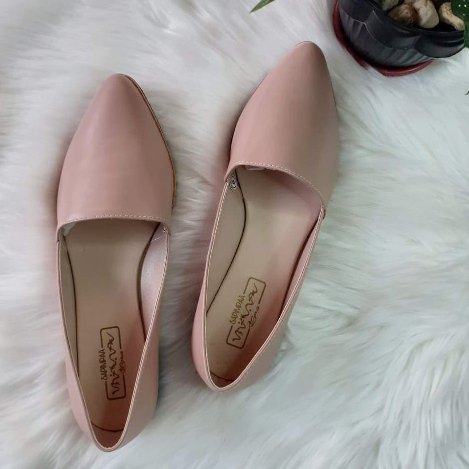 Flat Formal Nude Shoes (Lucille) | Shopee Philippines