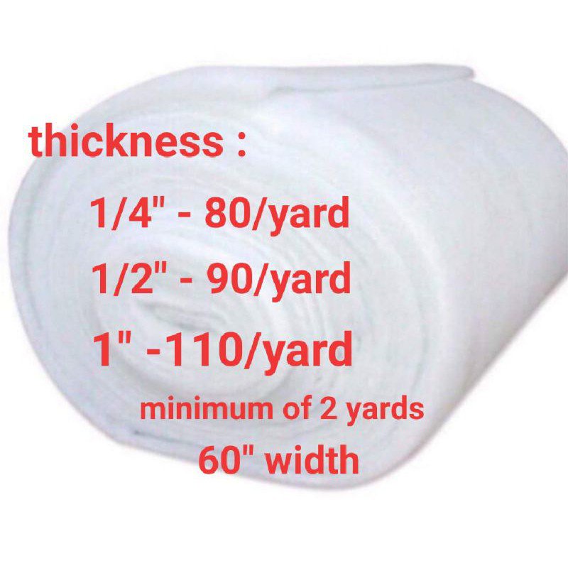 Fiberfill cotton upholstery Quilt Batting Cushion e8Ry Shopee Philippines