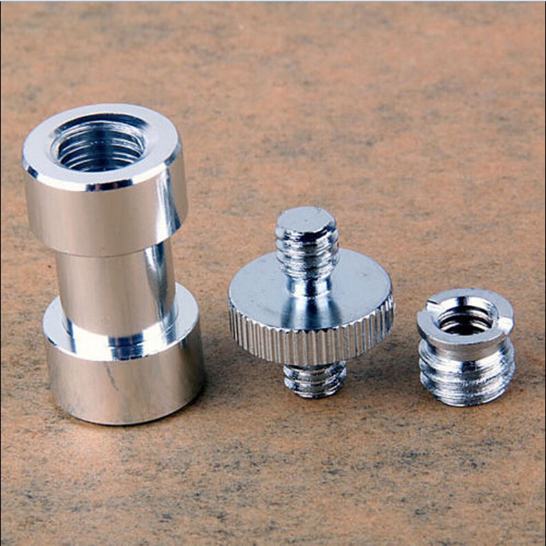 ＞cherrya 1/4" 3/8" Tripod Screw Adapter to Light Stand Umbrella Holder