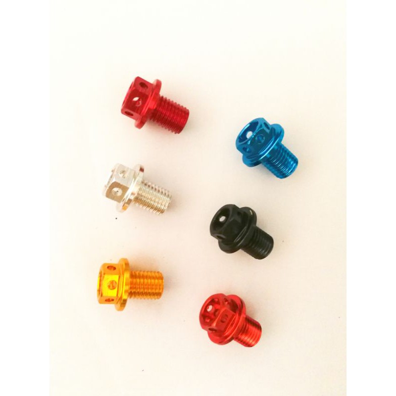 Drain plug for XRM,MIO,WAVE motorcycle. Shopee Philippines