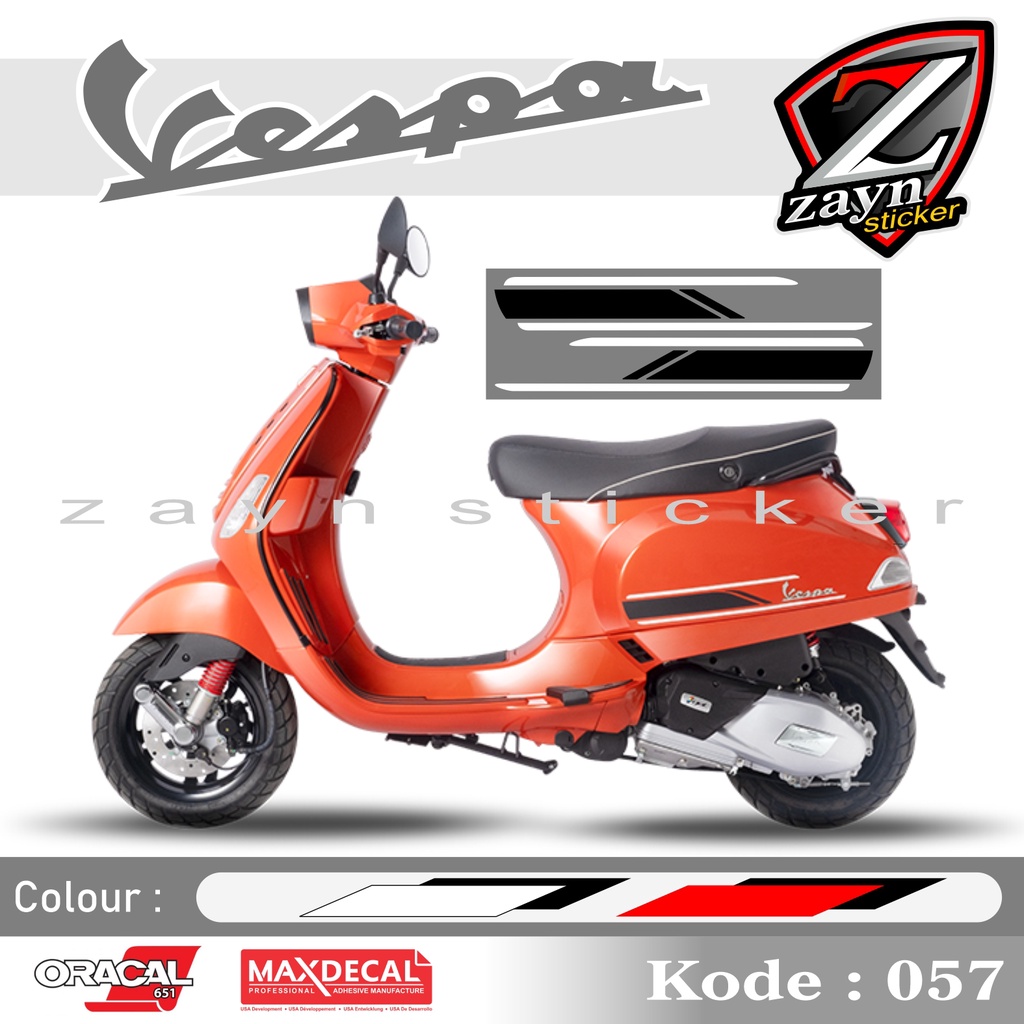 Vespa S 125 2022 057 STRIPING CUTTING STICKER LIST | Shopee Philippines
