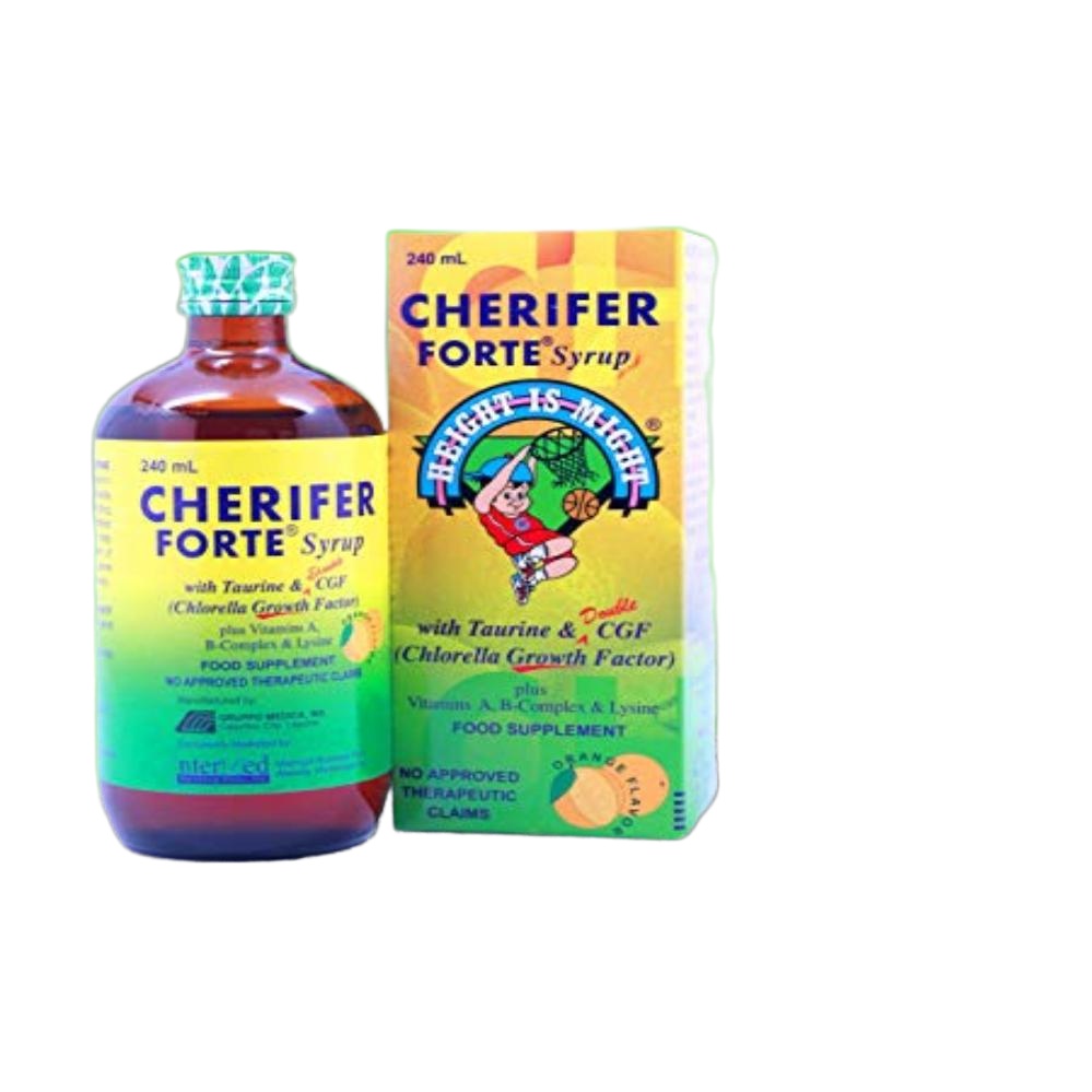 Cherifer Forte Syrup With Double Cgf Vitamin A B And Lysine 240ml