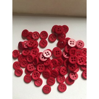 Small Colored Buttons 8mm approx. 10 pcs