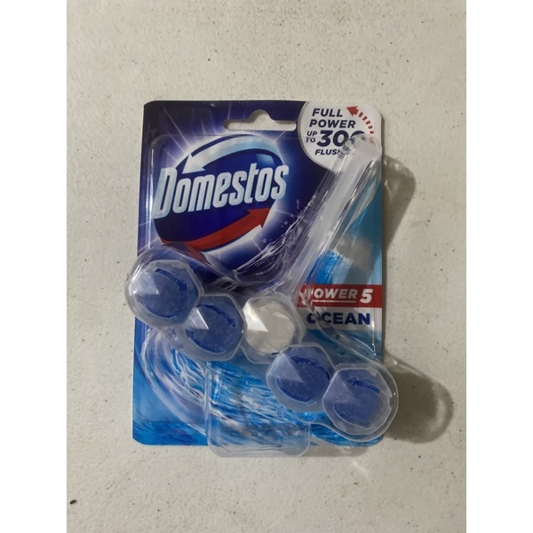 Domestos Domex Toilet Rim Power 5 Rim Block Pink Magnolia/Lime/Chlorine ...