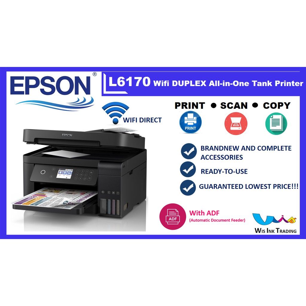 Epson L6170 Wifi Duplex All In One Tank Printer Shopee Philippines 0364