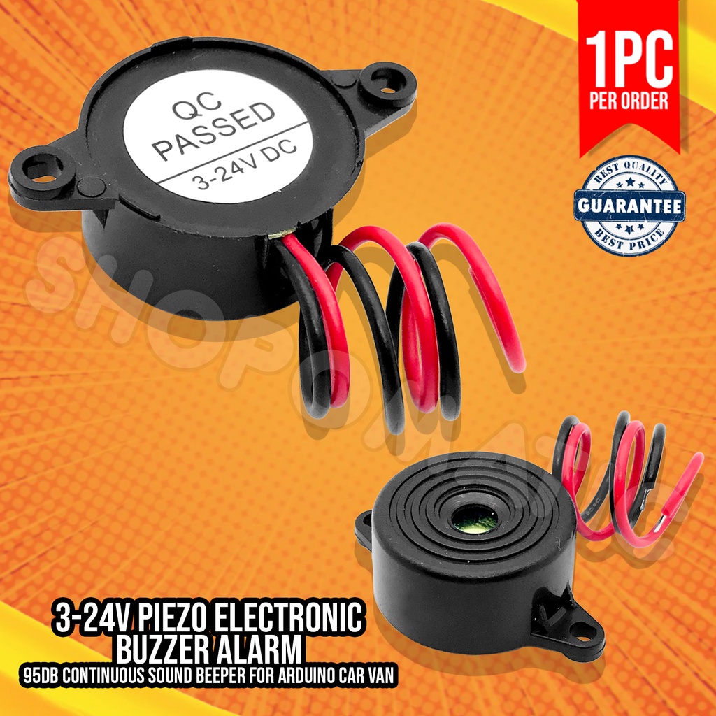 SFM-27 3-24V Piezo Active Buzzer Alarm With Continuous Tone - Electronics Parts BD