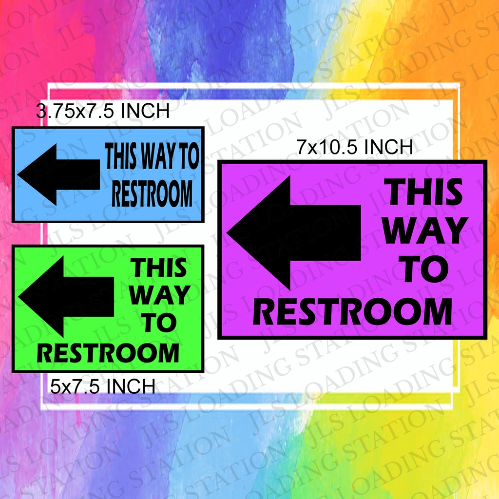 Shop this way signage for Sale on Shopee Philippines