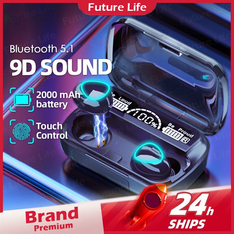 F9/M10 LED Display Bluetooth Smart Touch TWS Wireless