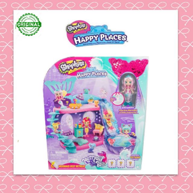 Happy places shopkins mermaid reef store retreat playset