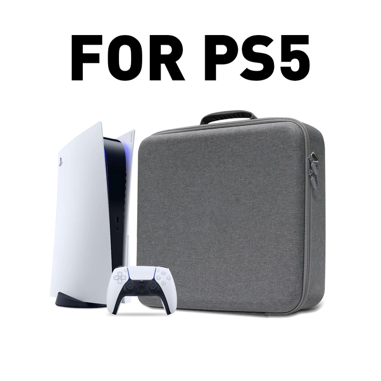 Data Frog Travel Storage Bag For Ps5 Console Hard Shell Protective