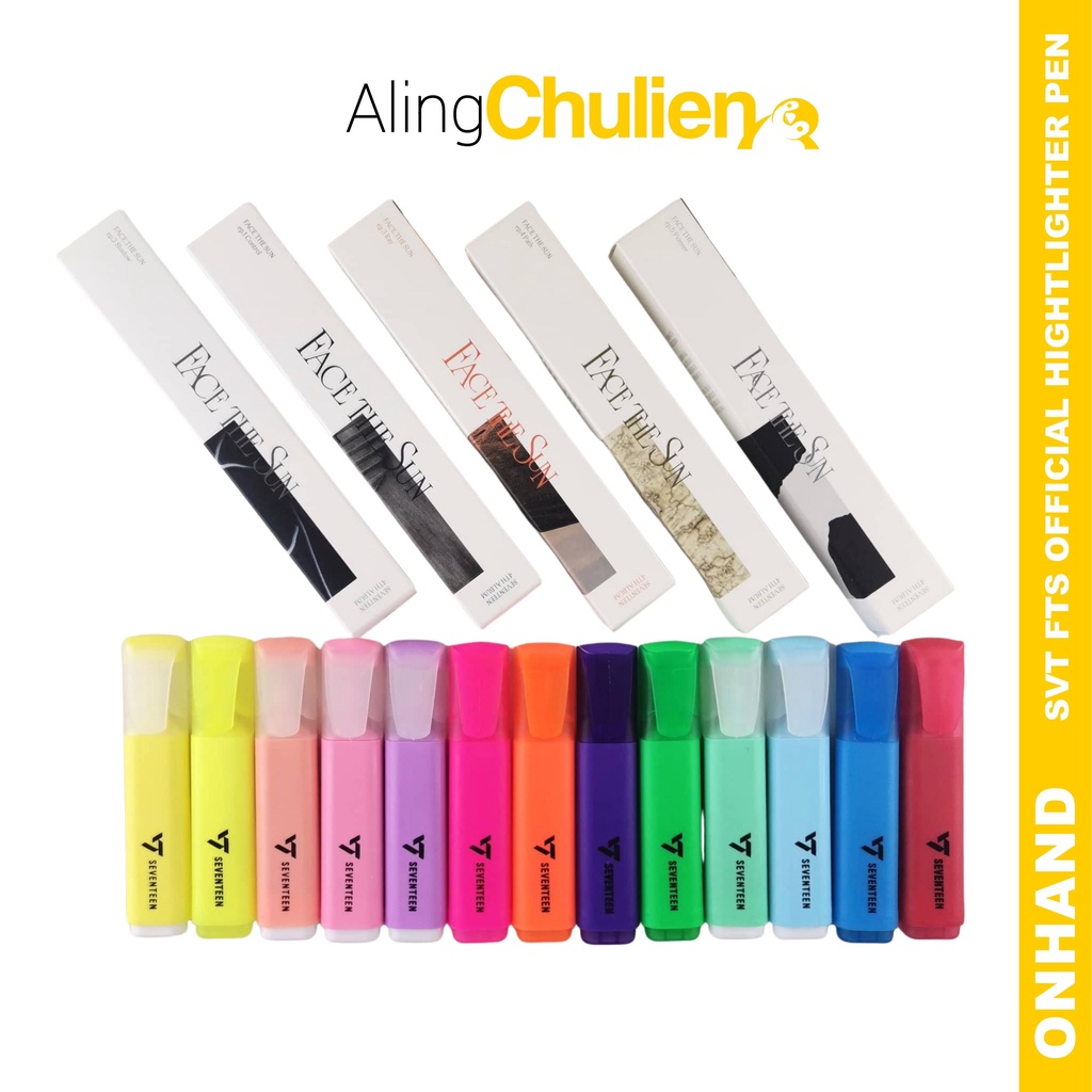 SEVENTEEN FTS Face the Sun Official Highlighter Pen Jun Jeonghan The8