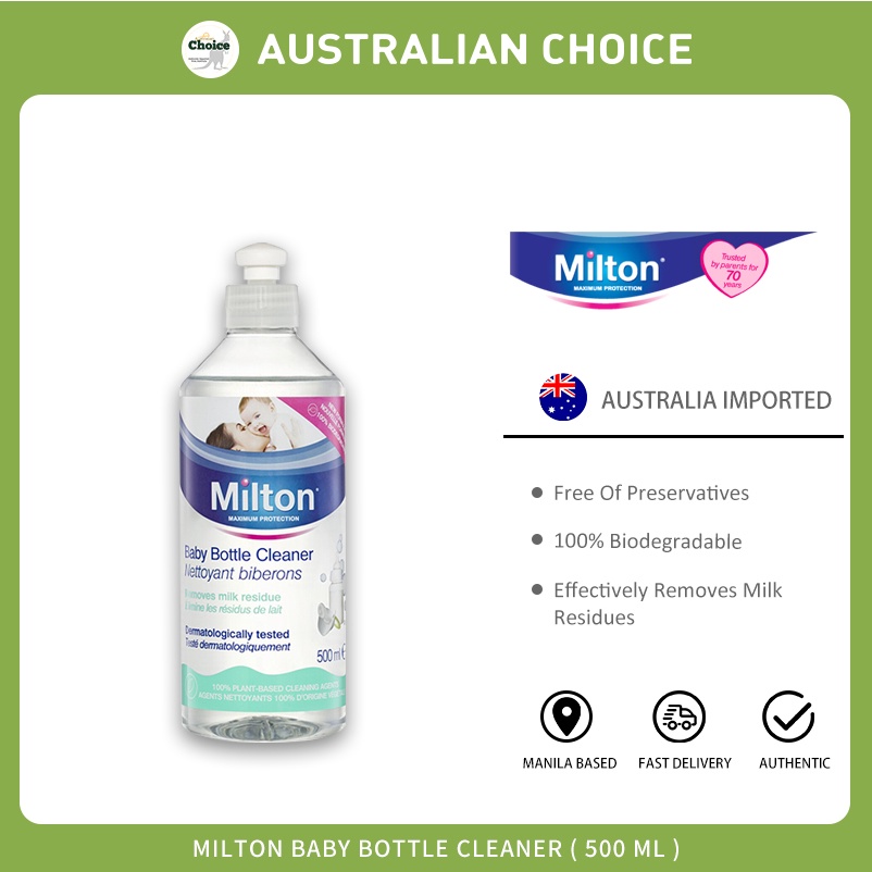 Milton Baby Bottle Cleaner 500mL. Australia Imported Shopee Philippines