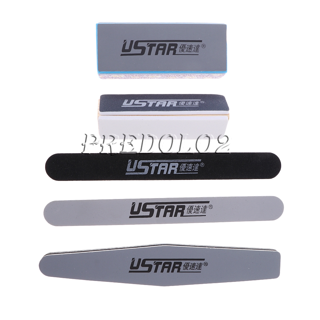 DOITOOL 5-Piece 3-Sided Sanding Sticks Set – 800/1000/1500 Grit For Plastic Models & Jewelry