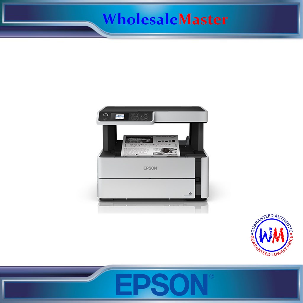 Epson M2140 Ecotank Monochrome All In One Ink Tank Printer Shopee Philippines 0529