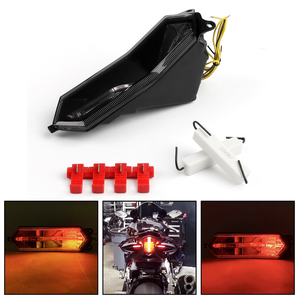 Tail light Integrated Turn Signals For Yamaha YZF R6 R1 R1S R7 2015