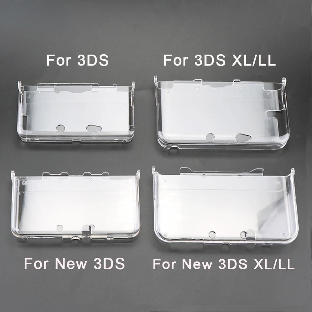Plastic Clear Crystal Protective Hard Shell Skin Case Cover For Nintendo 3DS New 3DS XL LL