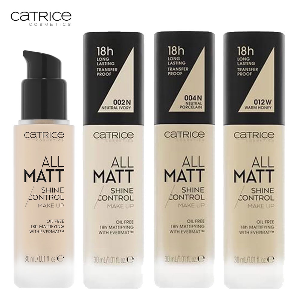 Catrice All Matt Shine Control Makeup 30ml 18H Long Lasting Transfer Proof  | Shopee Philippines