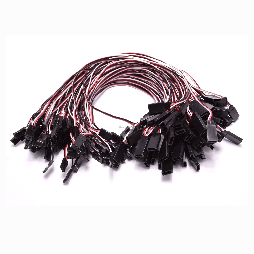 300mm 30cm RC Servos Extension Lead Wire Cable for male and female plug