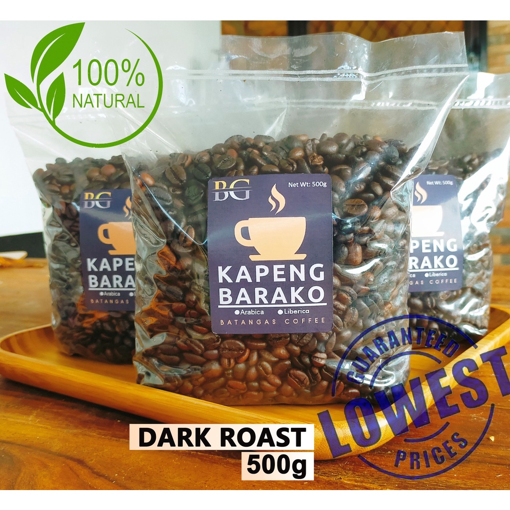 WHOLE BEANBARAKO COFFEEPREMIUM BARAKO BLEND NG BATANGASCOFFEE Shopee Philippines
