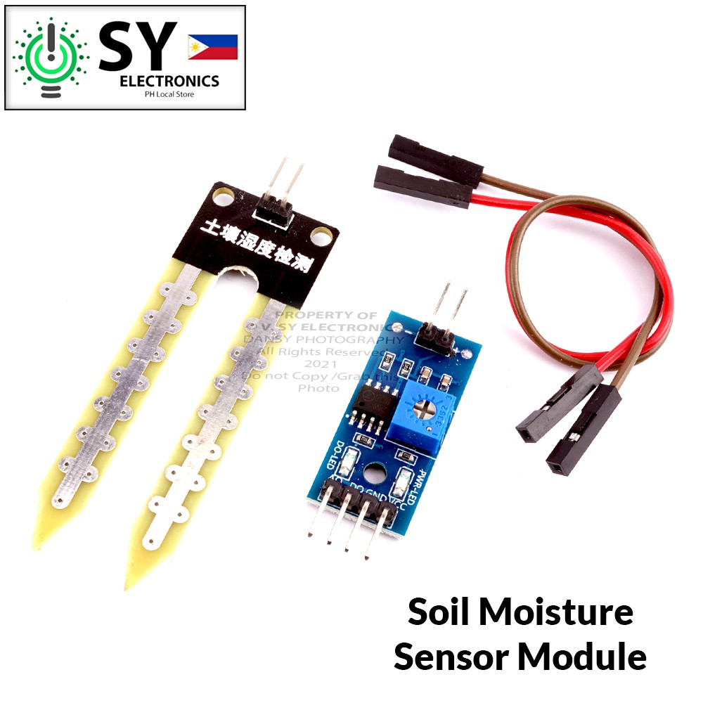 Soil Moisture Sensor Module Board for Arduino Water Humidity Detection ...