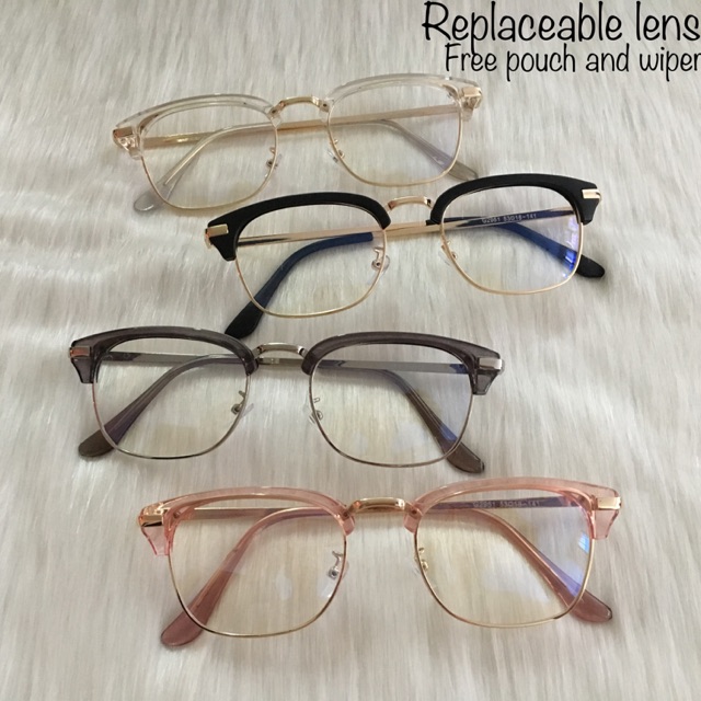 WSS Sunnies #2951 Replaceable lens|anti-radiation |Fashion Korean Frame ...