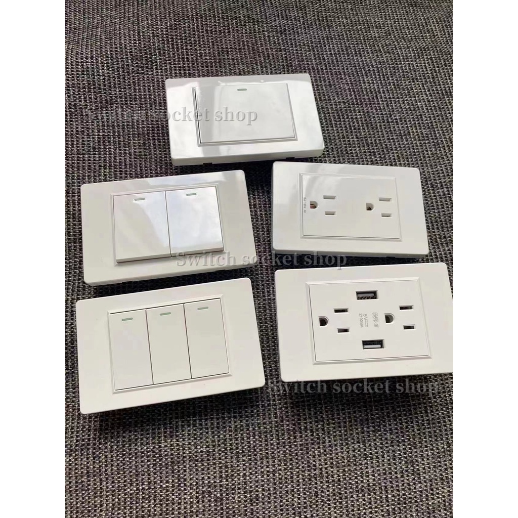 Type 118 Local standard orange junction box luxury PC panel outlet ...