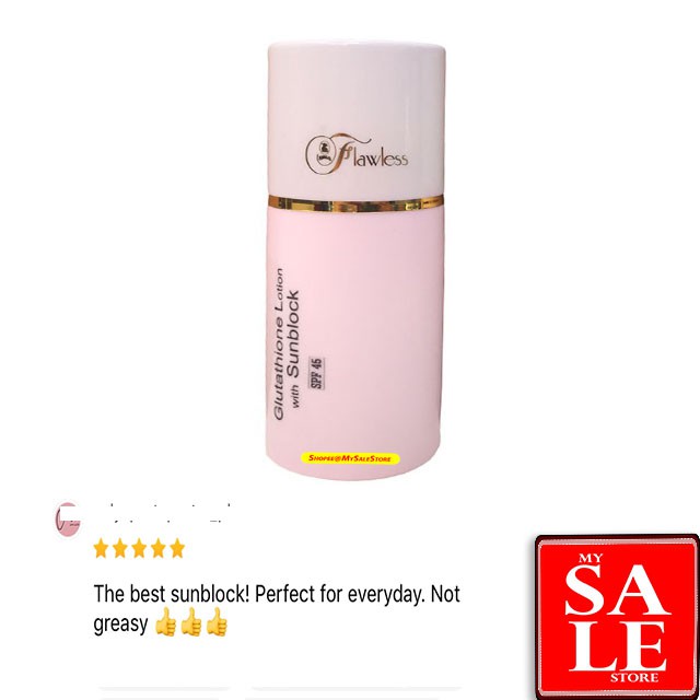 Sutla Flawless Glutathione Lotion with Sunblock