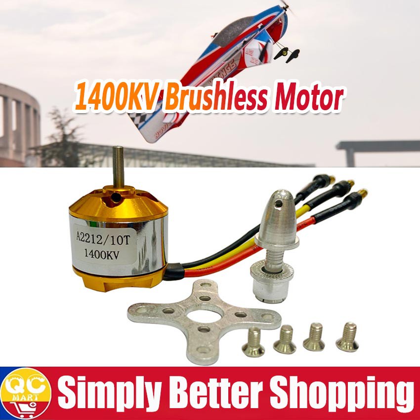 A 2212 1400KV Brushless Motor With 30A Brushless ESC Motor Speed ...