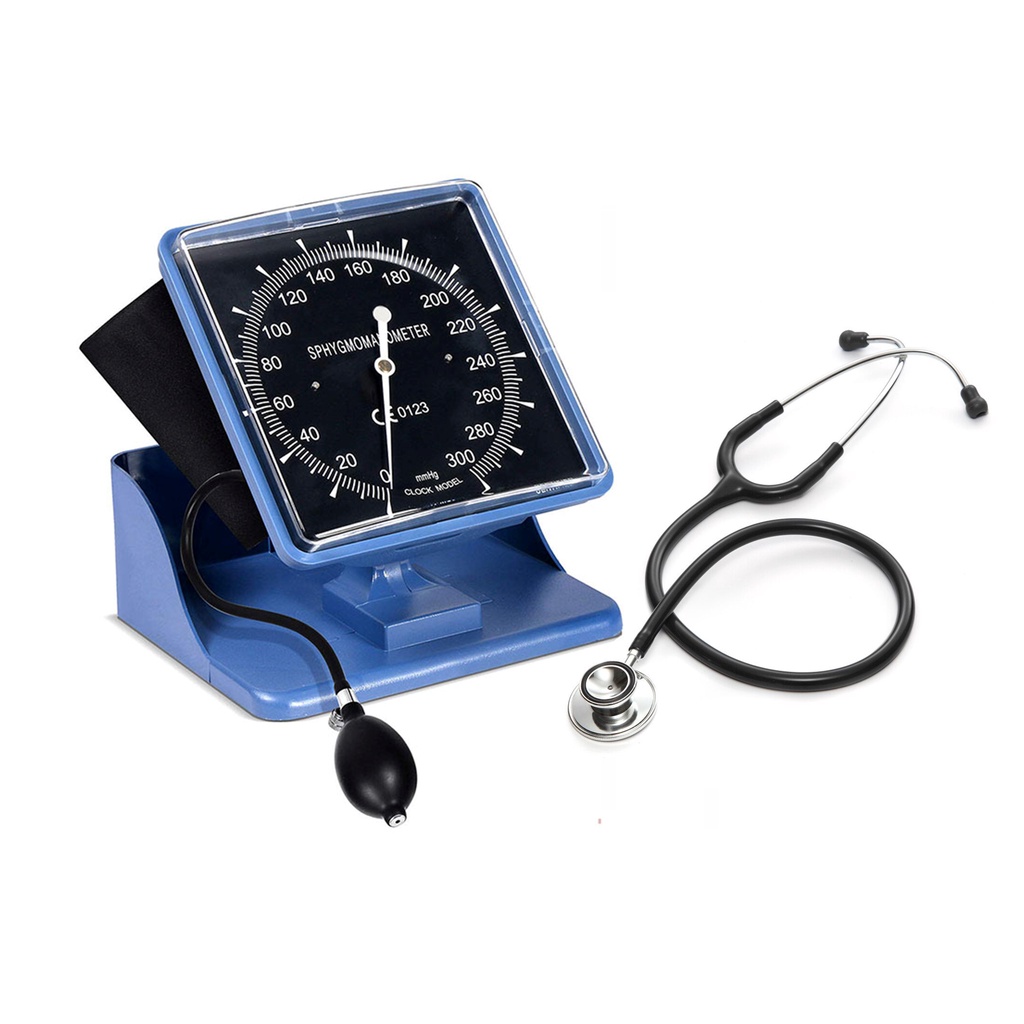 Desk and Wall Type Aneroid Sphygmomanometer without or with Stethoscope