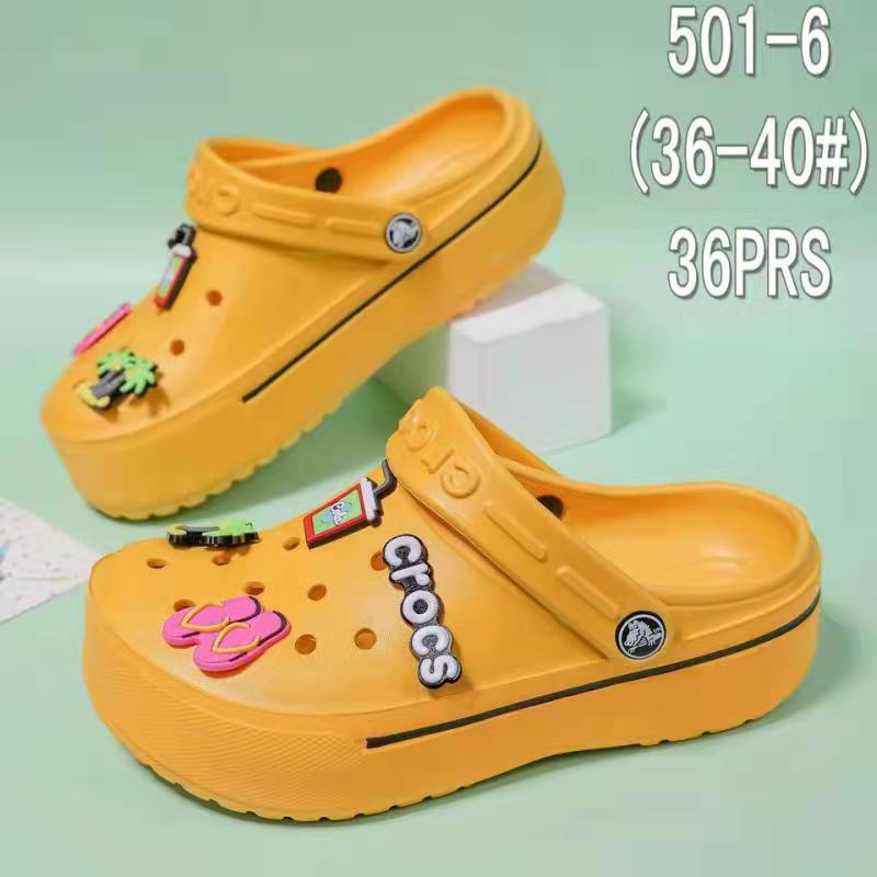 New Basic Clog Crocs Slip On Included Jibbitz Thick Bottom Classic ...